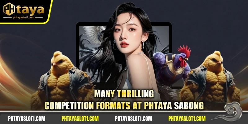 Many thrilling competition formats at PHTAYA sabong